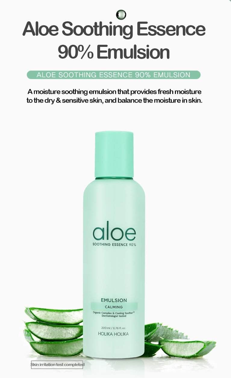 Set Perawatan Wajah Terbaik | Aloe Soothing Essence Skin Care Special Set