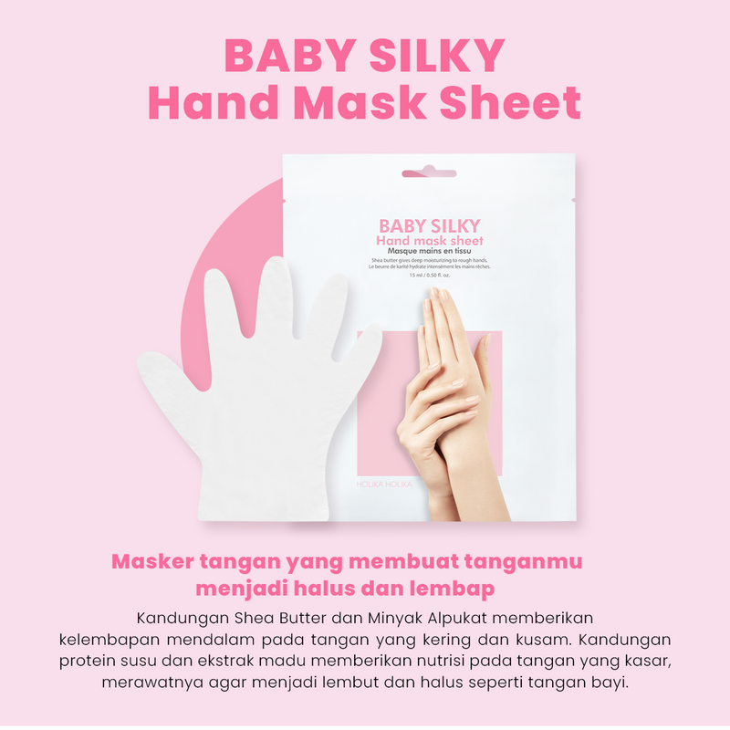 Baby Silky Hand Mask Sheet | Masker Tangan