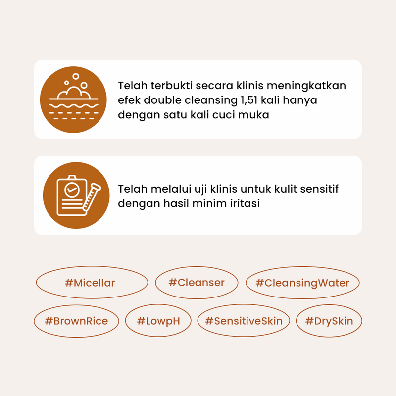 CLINFINITE Fermented Brown Rice pH balance Bubble Cleansing Water | Sabun Awan