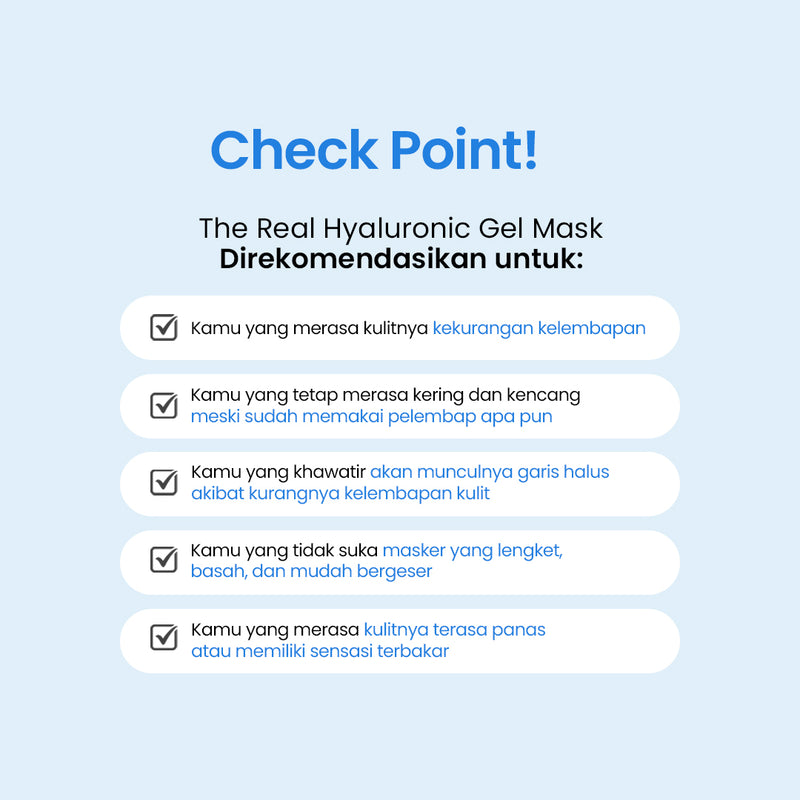 The Real Hyaluronic Gel Mask | Color-Changing Moisture Hydrogel Mask Sheet