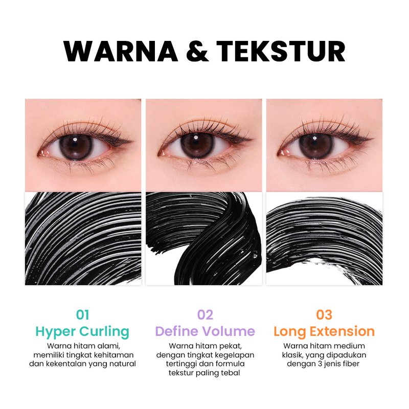 Lash Correcting Mascara | Airy Lift: Lightweight, Waterproof, Smudgeproof, Strong Curling Mascara