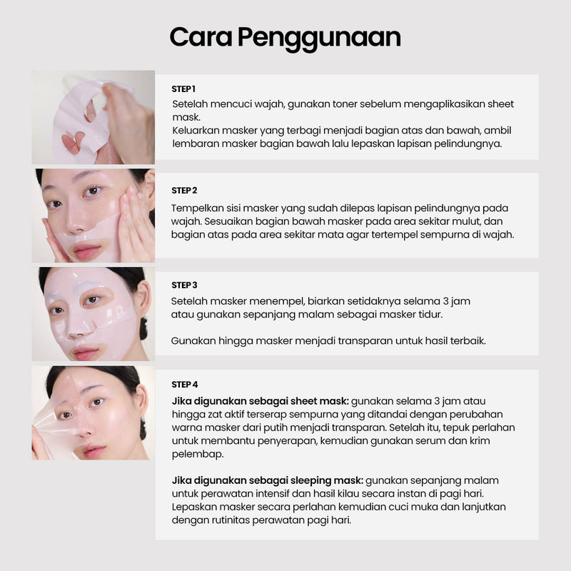 The Real Collagen Gel Mask | Color-Changing Elasticity Hydrogel Mask Sheet