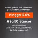 CLINFINITE Black Salt and Charcoal Deep Pore Foam Cleanser | Sabun Garam Hitam Himalaya