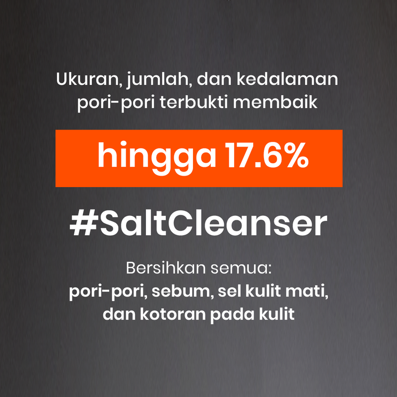 CLINFINITE Black Salt and Charcoal Deep Pore Foam Cleanser | Sabun Garam Hitam Himalaya