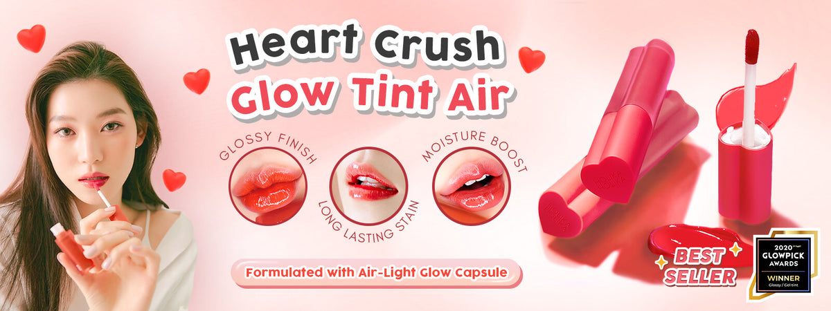 Holika Holika Heart Crush Glow Tint Air | Glossy Lip Tint