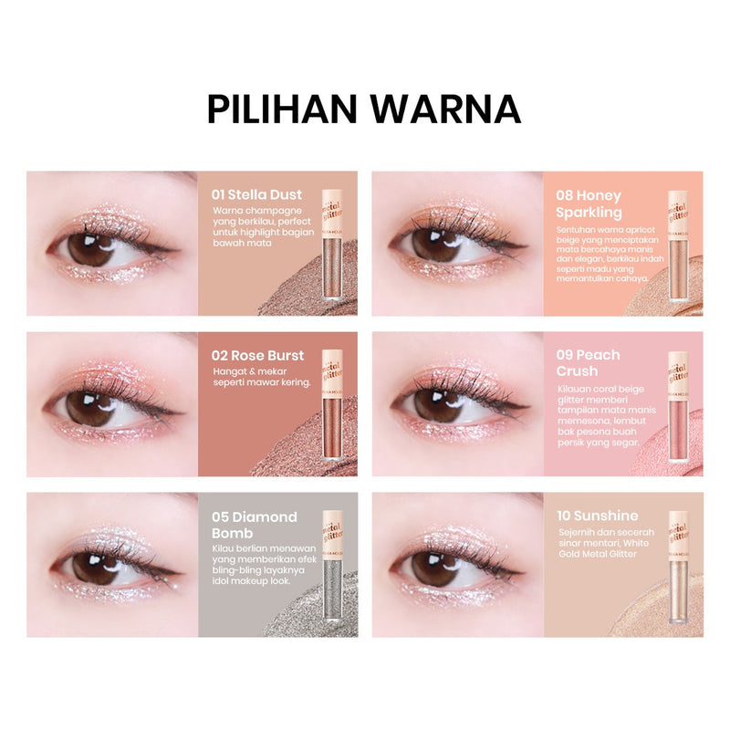 Eye Metal Glitter | Liquid Eyeshadow