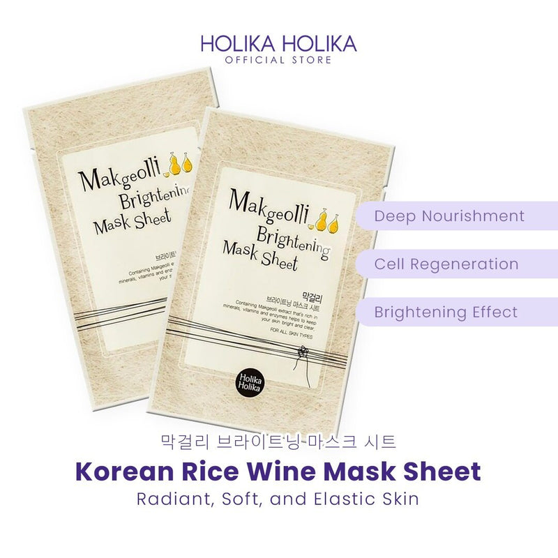 Makgeolli Brightening Mask Sheet