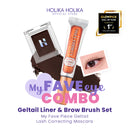 Holika Holika Bundle | My Fave Piece Geltail & Lash Correcting Mascara | 3-in-1 Eye & Brow Gel Liner & Airy Lift: Lightweight, Waterproof, Smudgeproof, Strong Curling Mascara