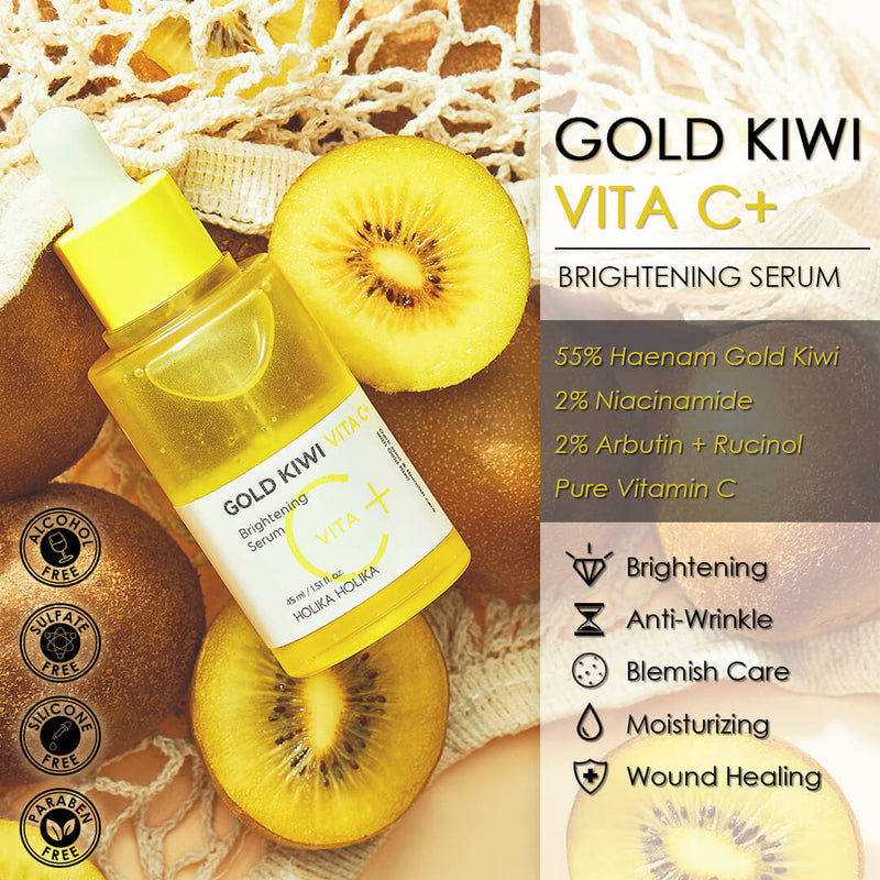 Serum Wajah | Gold Kiwi Vita C+ Brightening Serum
