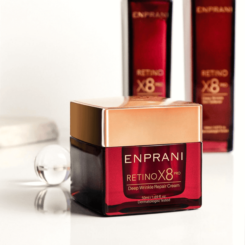 ENPRANI Retino X8 Pro Deep Wrinkle Repair Cream | Pelembab Anti Aging