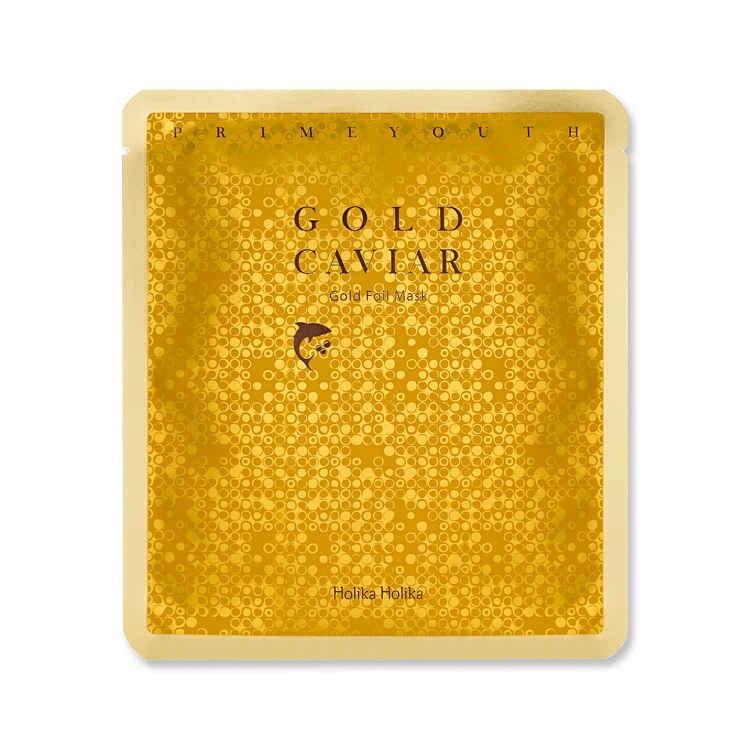 Masker Gold | Prime Youth Gold Caviar Gold Foil Mask