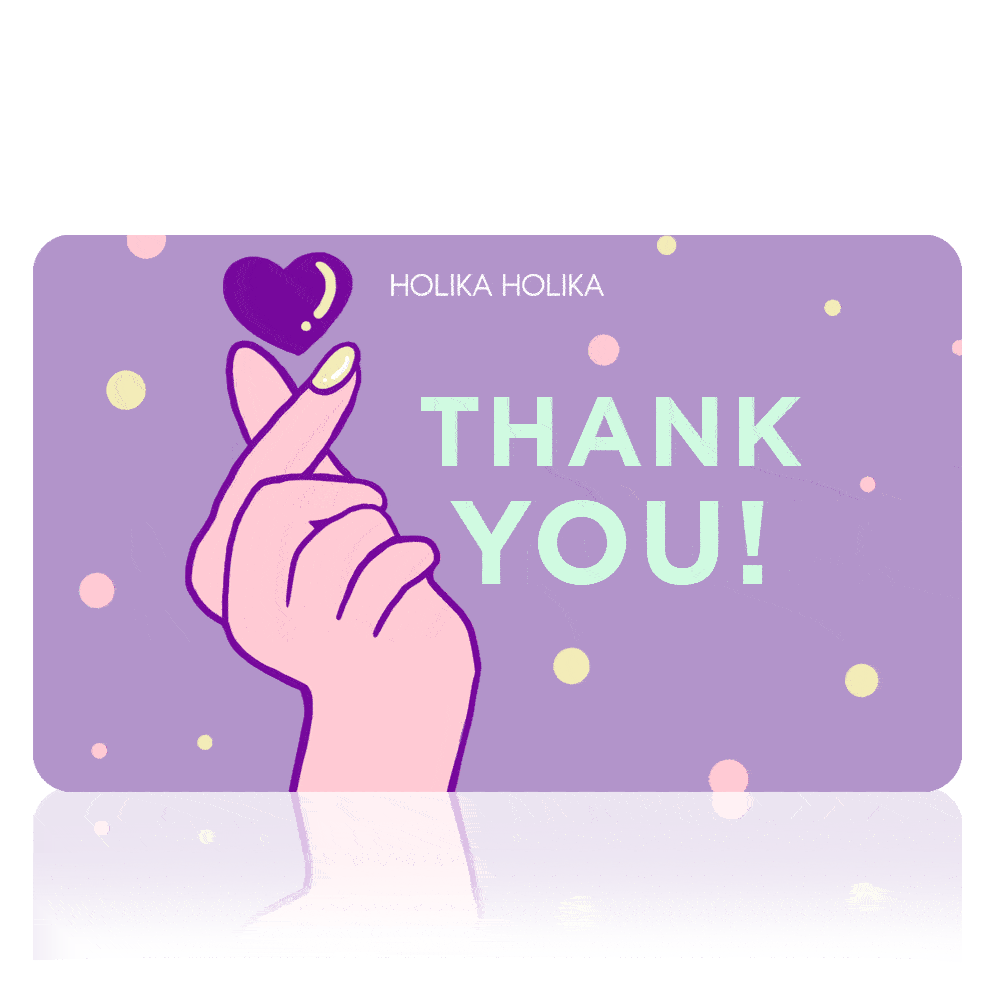 eGift Card Thank You HOLIKA HOLIKA